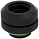 A small tile product image of Corsair Hydro X Series XF Hardline 12mm OD Fitting Four Pack — Black