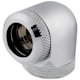 A small tile product image of Corsair Hydro X Series XF Hardline 90° 14mm OD Fitting Twin Pack — Chrome