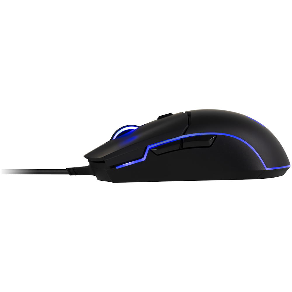 A large main feature product image of Cooler Master MasterMouse CM110 RGB Optical Mouse