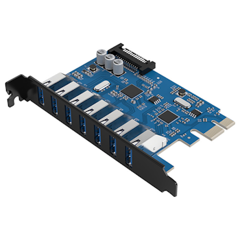 Product image of ORICO USB3.0 7 Port PCIe Expansion Card - Click for product page of ORICO USB3.0 7 Port PCIe Expansion Card