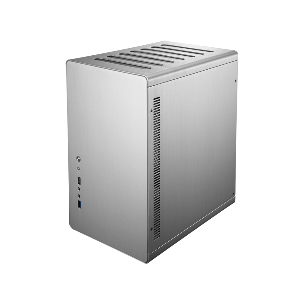 A large main feature product image of Jonsbo RM2 Silver ATX Case