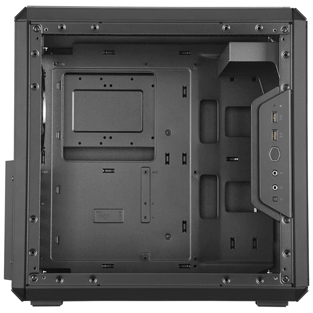 A large main feature product image of Cooler Master Q500L Mid Tower Case - Black