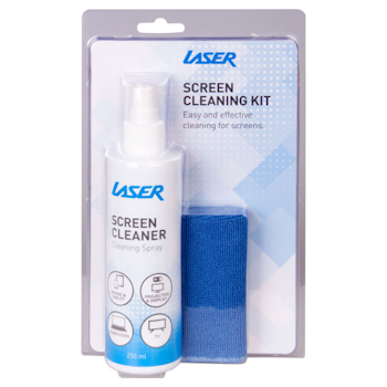 Product image of Laser Screen Cleaning Kit (250ml) - Click for product page of Laser Screen Cleaning Kit (250ml)