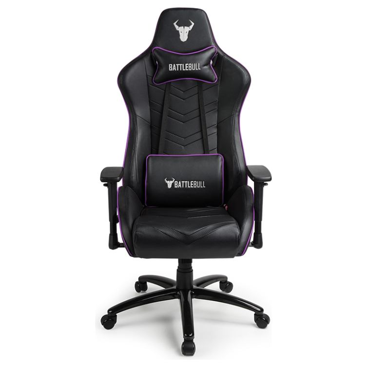 gaming chair black and purple