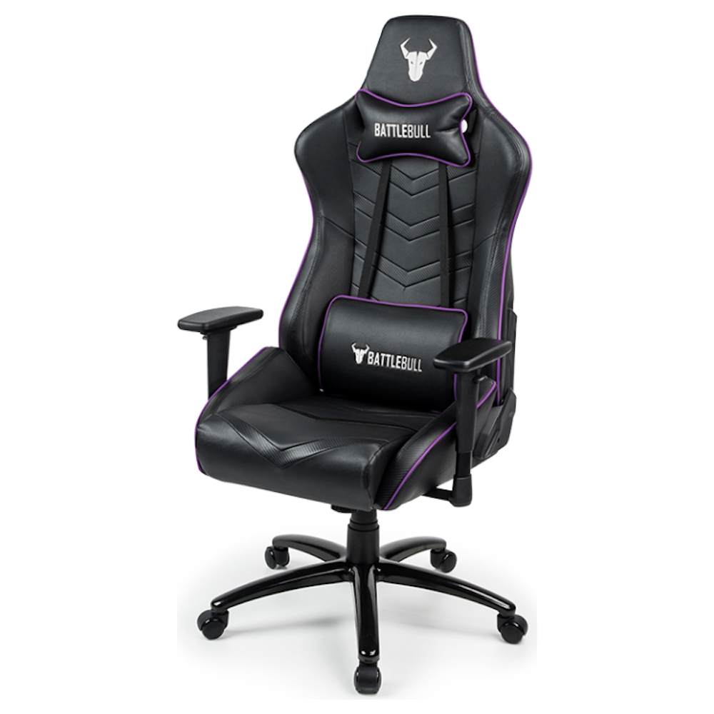 Buy Now Battlebull Diversion Gaming Chair Black Purple Ple Computers