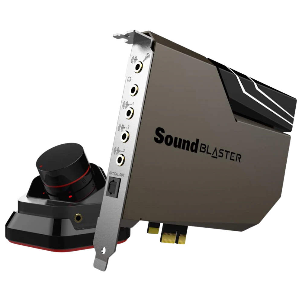 A large main feature product image of Creative Sound Blaster AE-7 Hi-Res PCI-e Dac and Amp Sound Card