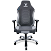 A product image of BattleBull Vaporweave Gaming Chair Dark Grey/White
