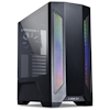 A product image of Lian-Li LANCOOL II Black Mid Tower Case w/Tempered Glass Side Panel
