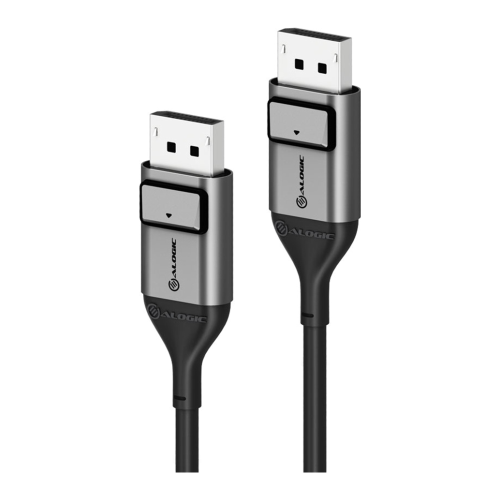 A large main feature product image of ALOGIC Ultra 8K DisplayPort to DisplayPort V1.4 Cable - 2m