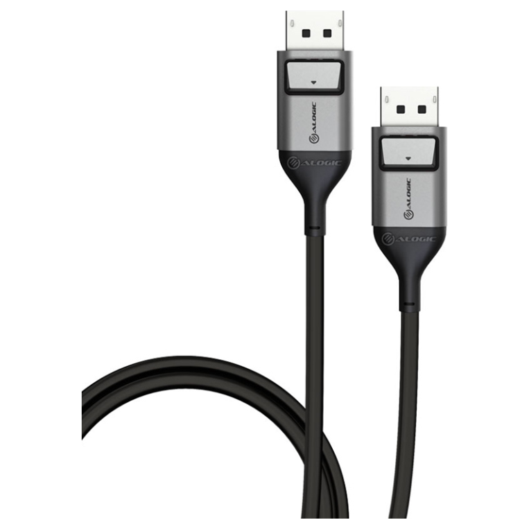 A large main feature product image of ALOGIC Ultra 8K DisplayPort to DisplayPort V1.4 Cable - 2m