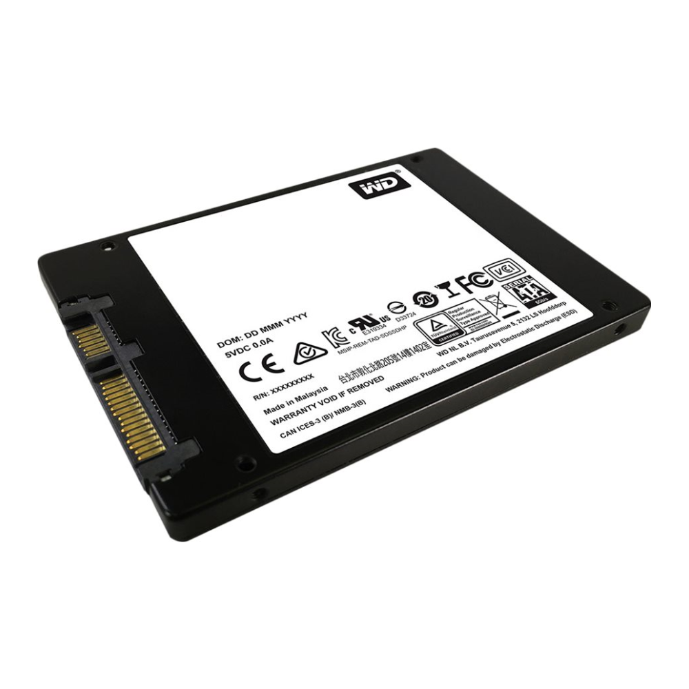 A large main feature product image of WD Blue 250GB 3D NAND 2.5" SSD