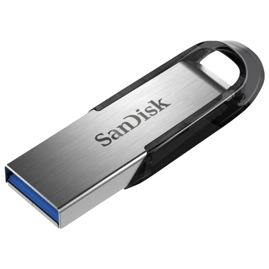 A large main feature product image of SanDisk Ultra Flair 32GB USB 3.0 Type-A Flash Drive