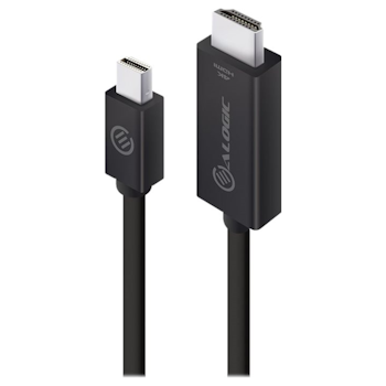 Product image of ALOGIC Elements ACTIVE 2m Mini DisplayPort to HDMI Cable with 4K@60Hz Support -  Male to Male - Click for product page of ALOGIC Elements ACTIVE 2m Mini DisplayPort to HDMI Cable with 4K@60Hz Support -  Male to Male