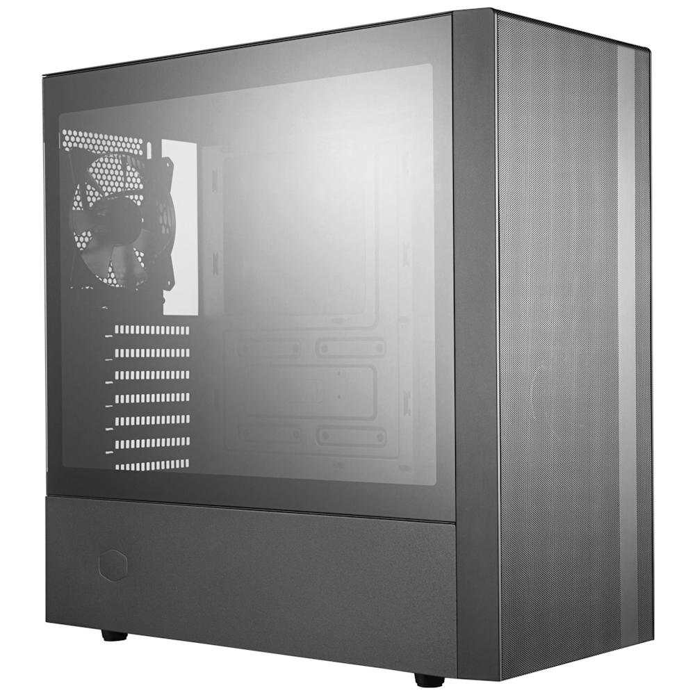 A large main feature product image of Cooler Master MasterBox NR600 Without ODD Mid Tower Case - Black