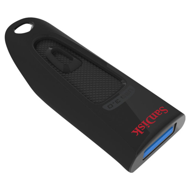 A large main feature product image of SanDisk Ultra Flash 32GB USB 3.0 Type-A Flash Drive