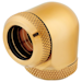 A product image of Corsair Hydro X Series XF Hardline 90° 14mm OD Fitting Twin Pack — Gold