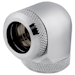 A product image of Corsair Hydro X Series XF Hardline 90° 14mm OD Fitting Twin Pack — Chrome