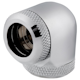 A small tile product image of Corsair Hydro X Series XF Hardline 90° 14mm OD Fitting Twin Pack — Chrome