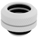 A product image of Corsair Hydro X Series XF Hardline 14mm OD Fitting Four Pack — White