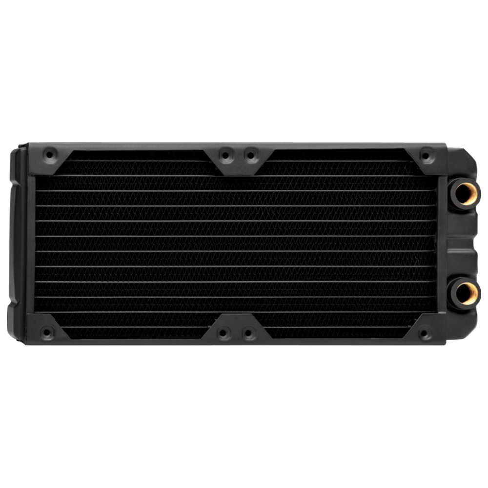 A large main feature product image of Corsair Hydro X Series XR5 240 x 30mm Water Cooling Radiator