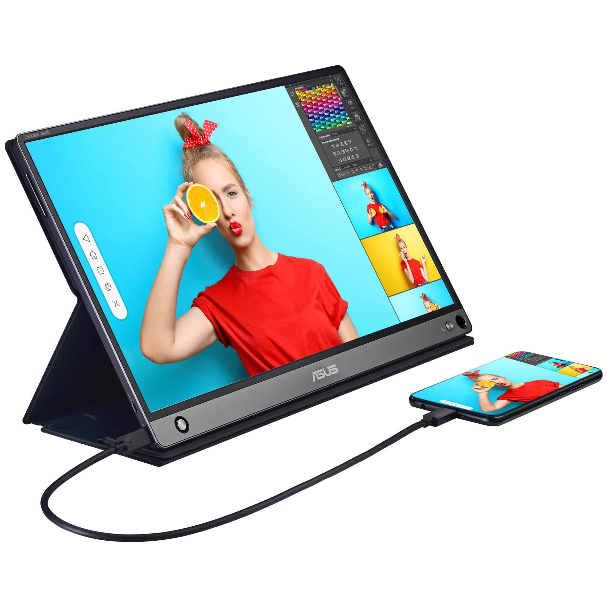 monitor asus touch screen