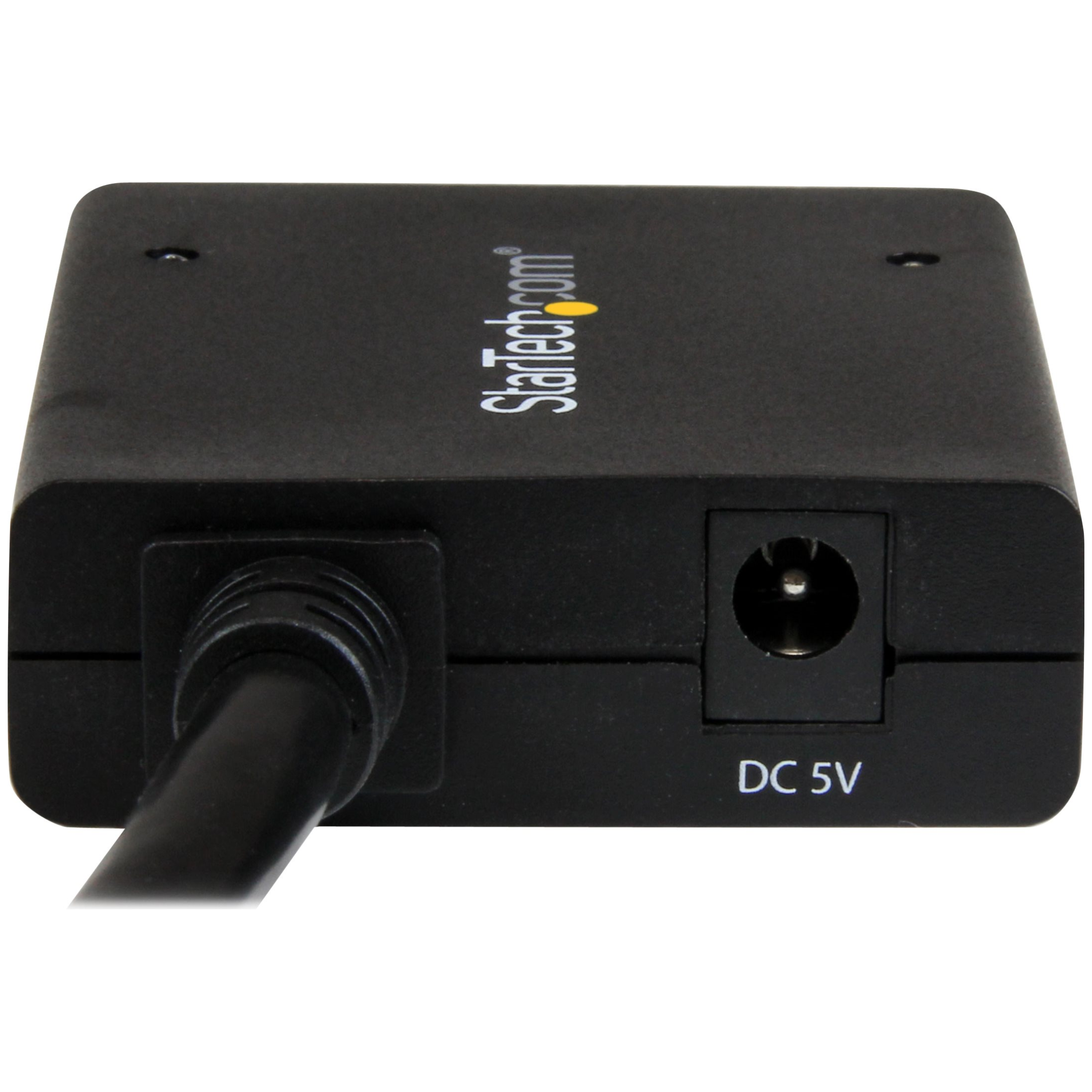 A large main feature product image of Startech HDMI 2 Port 4K Video Splitter with USB or Power Adapter