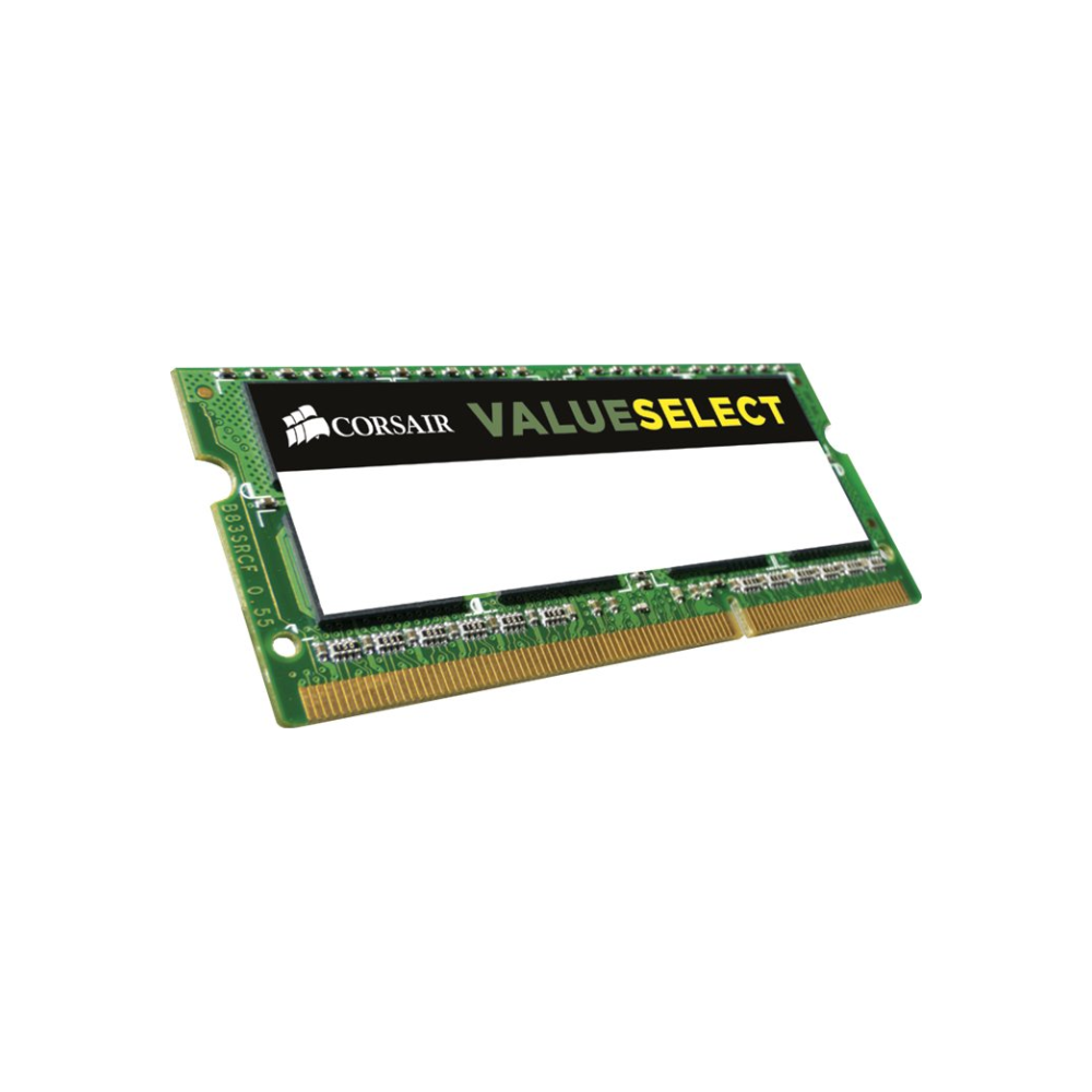 A large main feature product image of Corsair 8GB Single (1x8GB) DDR3L SODIMM C11 1600MHz