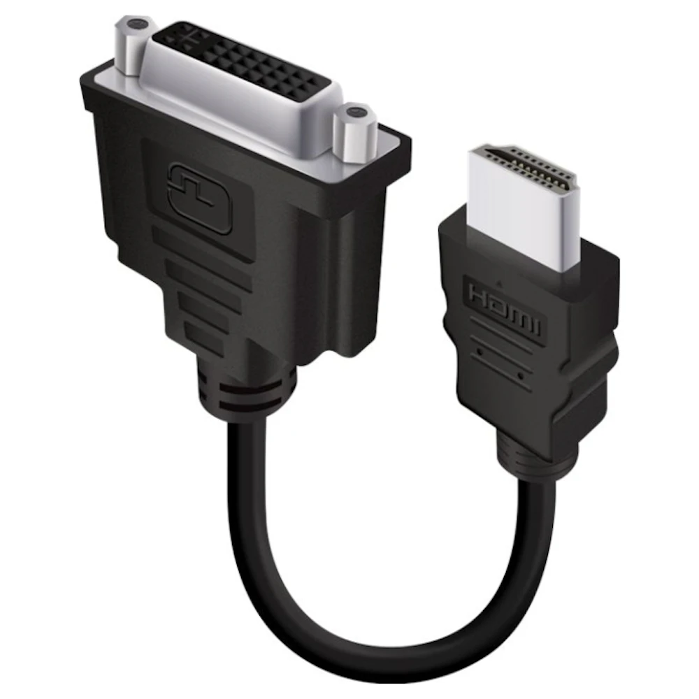 ALOGIC 15cm HDMI to DVI-D Adapter Cable