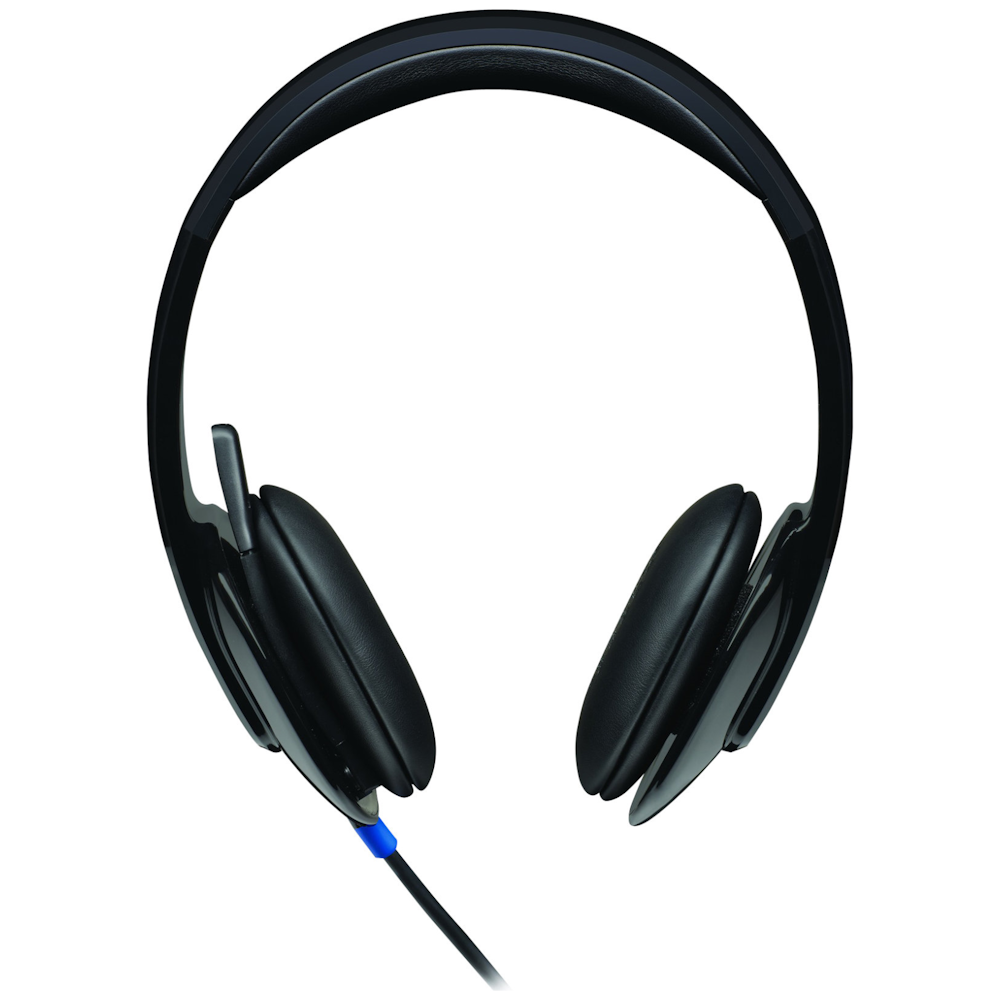 A large main feature product image of Logitech H540 Black USB Headset