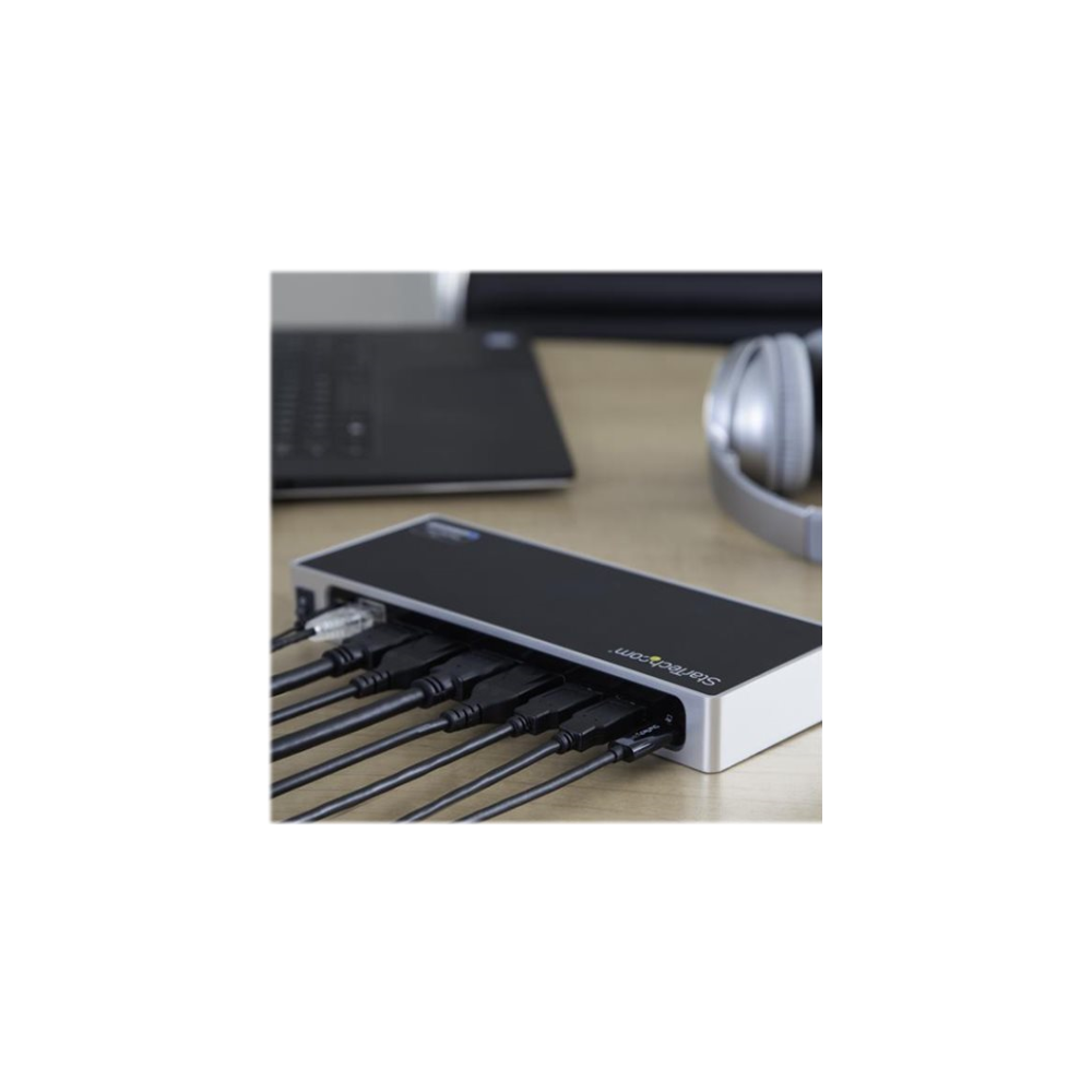 A large main feature product image of Startech USB-C / USB 3.0 Docking Station - Dual HDMI & DP @ 60Hz