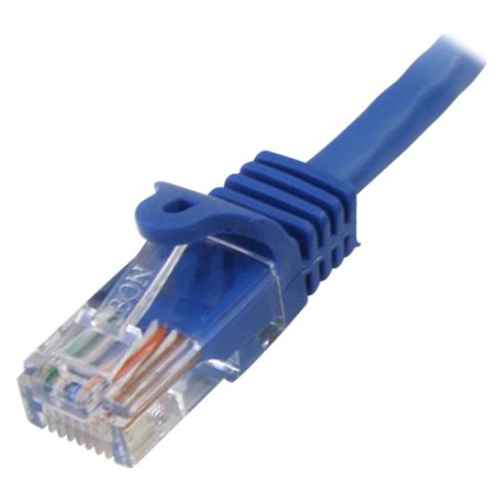Startech 10m Blue Cat5e Patch Cable Snagless PLE Computers