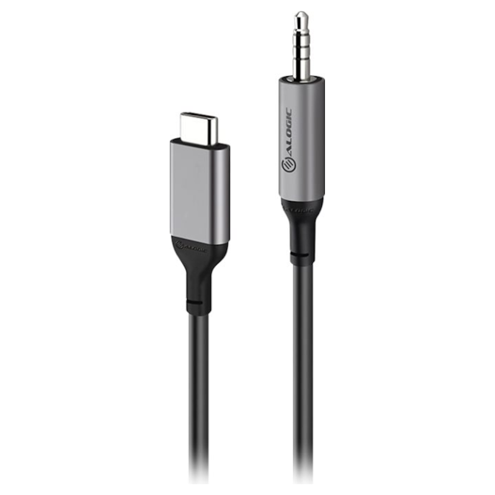 A large main feature product image of ALOGIC Ultra 1.5m Male USB Type-C to Male 3.5mm Audio Cable