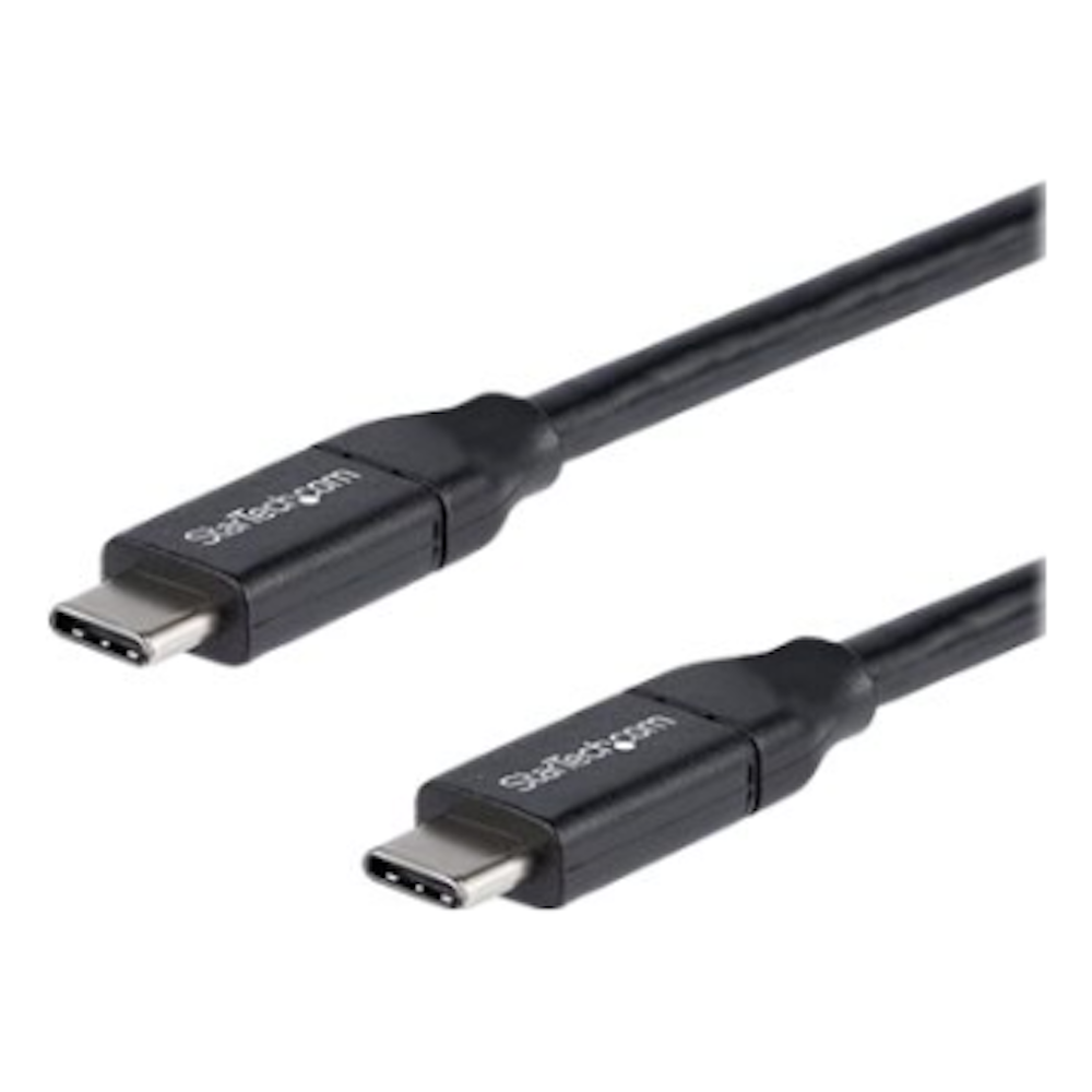 A large main feature product image of Startech 2m USB C to USB C Cable w/ 5A PD - USB 2.0 USB-IF Certified