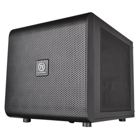 A large main feature product image of Thermaltake Core V21 - Modular Micro Case