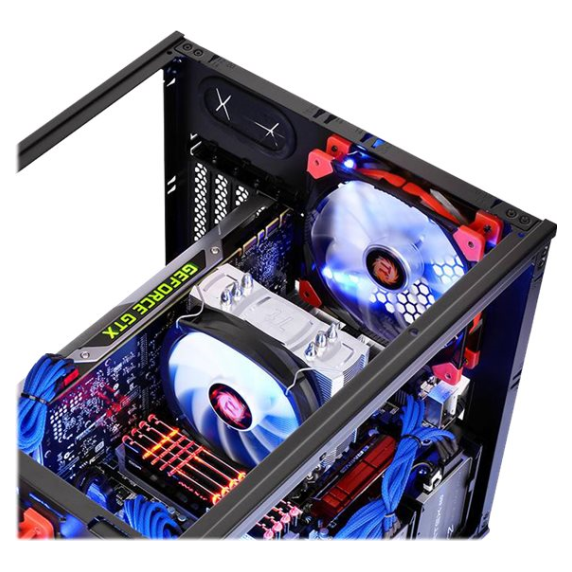A large main feature product image of Thermaltake Core V21 - Modular Micro Case