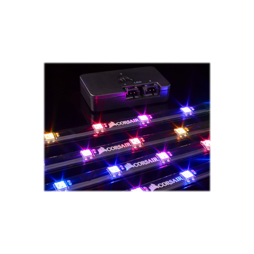A large main feature product image of Corsair Lighting Node Pro RGB