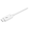 A small tile product image of Startech 0.5m Thunderbolt 3 Cable 40Gbps/White - Thunderbolt USB-C DP