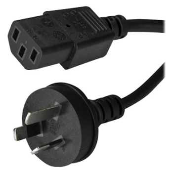 Product image of Startech 1m 3 ft Power Supply Cord - AS/NZS 3112 to C13 - Click for product page of Startech 1m 3 ft Power Supply Cord - AS/NZS 3112 to C13