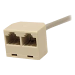 A small tile product image of Startech 2-to-1 RJ45 Splitter Cable Adapter F-M
