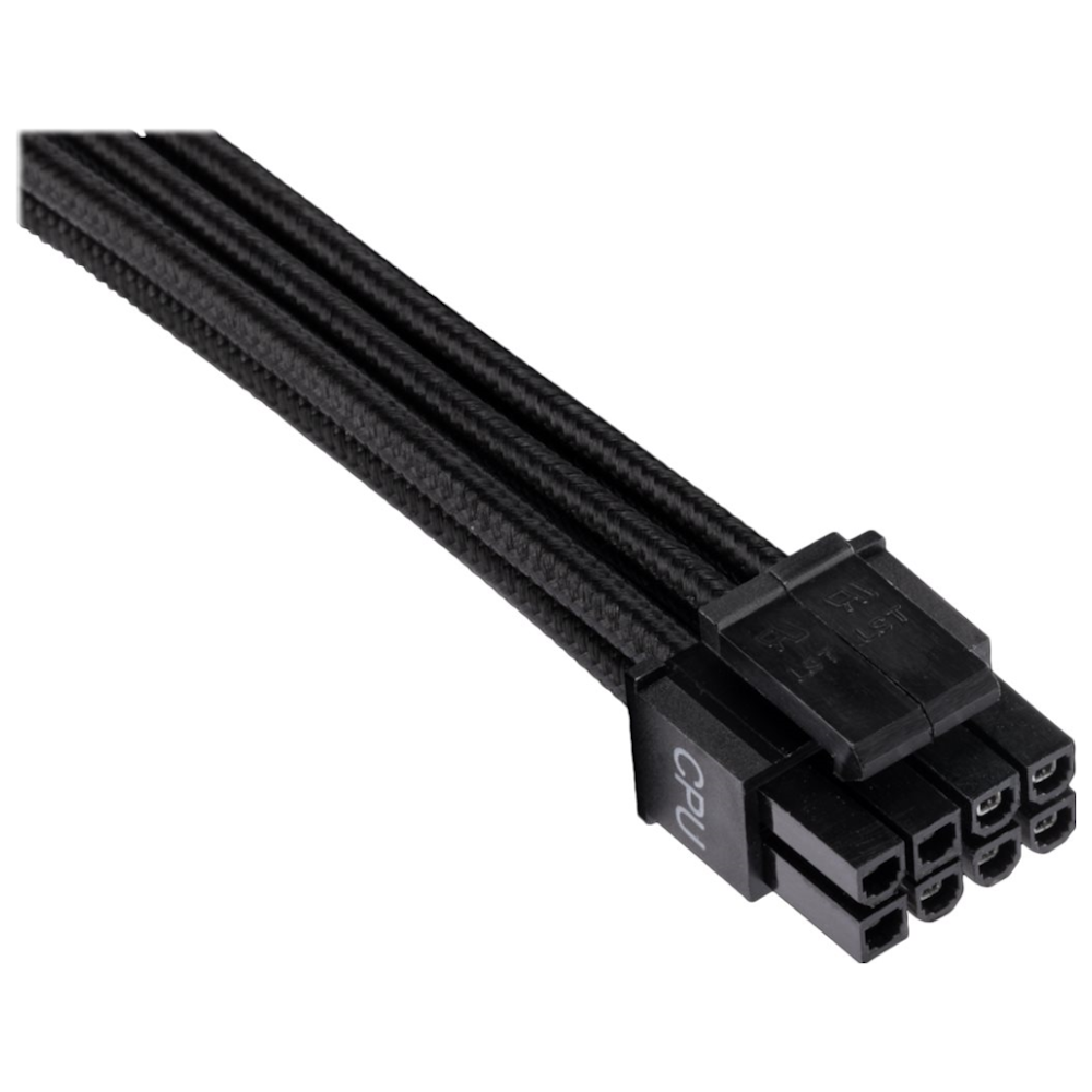 A large main feature product image of Corsair Premium Individually Sleeved PSU Cables Pro Kit Type 4 Gen 4 (Black)
