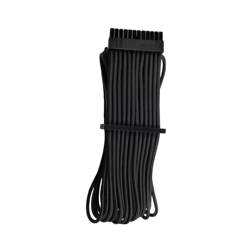 A large main feature product image of Corsair Premium Individually Sleeved PSU Cables Pro Kit Type 4 Gen 4 (Black)