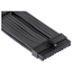 A small tile product image of Corsair Premium Individually Sleeved PSU Cables Pro Kit Type 4 Gen 4 (Black)