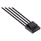 A small tile product image of Corsair Premium Individually Sleeved PSU Cables Pro Kit Type 4 Gen 4 (Black)
