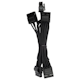 A small tile product image of Corsair Premium Individually Sleeved PSU Cables Pro Kit Type 4 Gen 4 (Black)