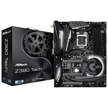 Product image of ASRock Z390 Taichi LGA1151-CL ATX Desktop Motherboard - Click for product page of ASRock Z390 Taichi LGA1151-CL ATX Desktop Motherboard