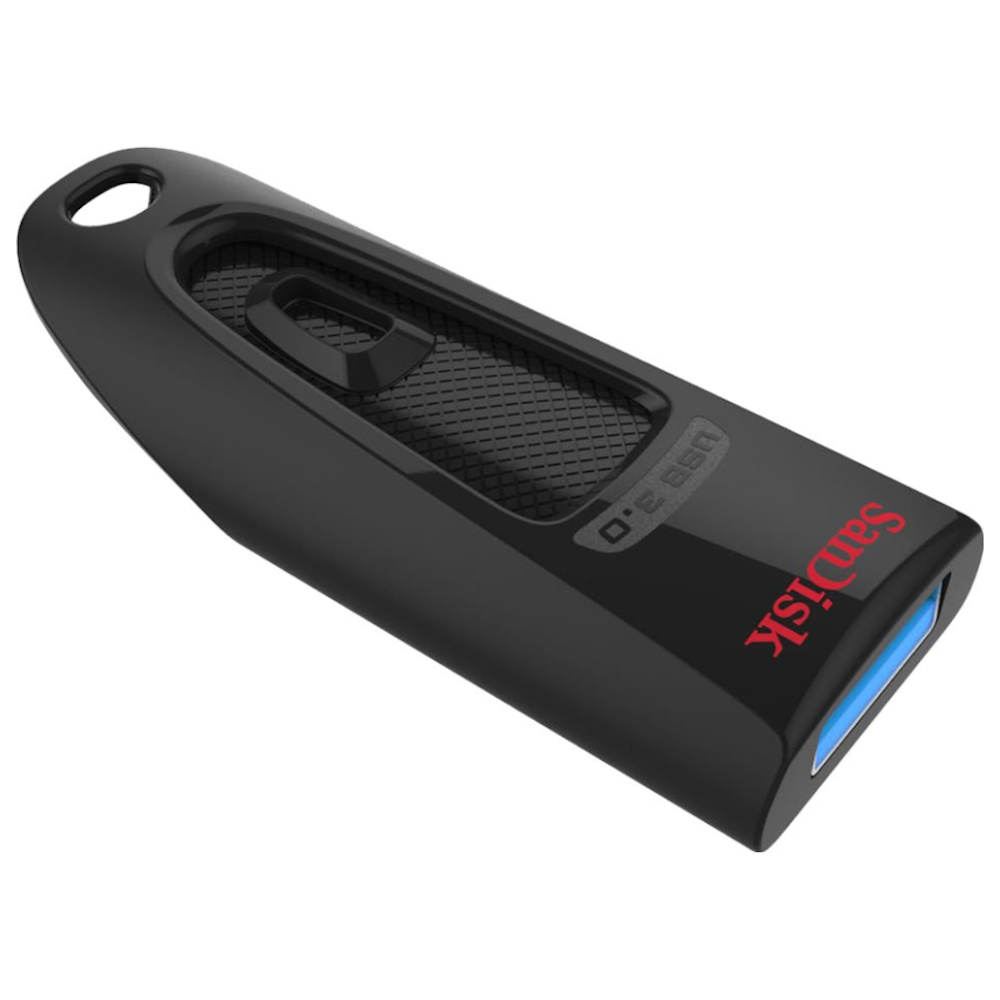 A large main feature product image of SanDisk Ultra Flash 256GB USB3.0 Flash Drive