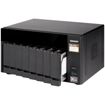 Product image of QNAP TS-873 3.4Ghz 8GB 8 Bay NAS Enclosure - Click for product page of QNAP TS-873 3.4Ghz 8GB 8 Bay NAS Enclosure