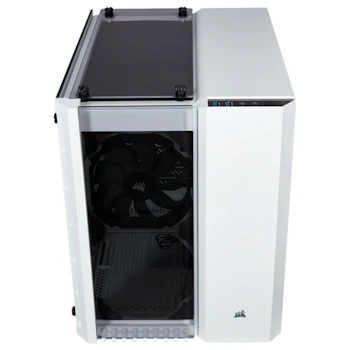 Product image of Corsair Crystal 280X White mATX Case w/Tempered Glass Side Panel - Click for product page of Corsair Crystal 280X White mATX Case w/Tempered Glass Side Panel