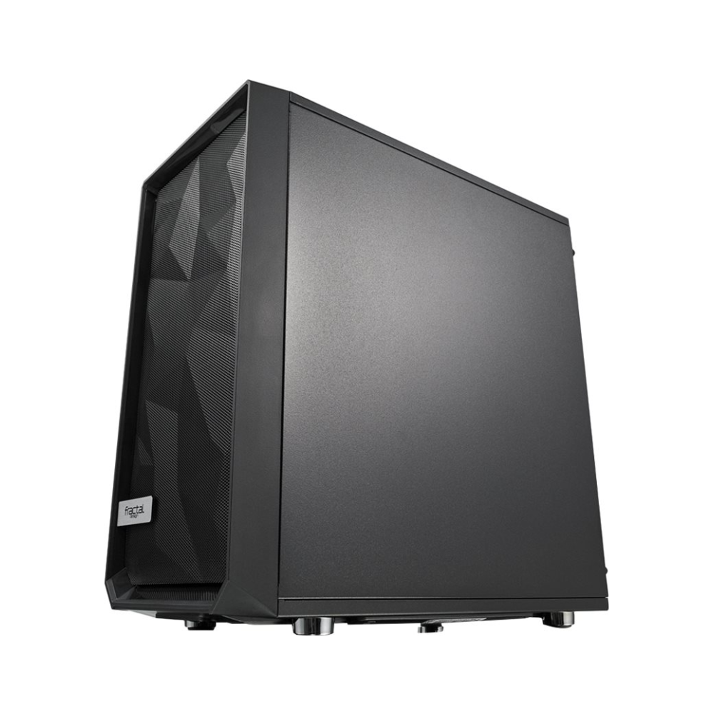 A large main feature product image of Fractal Design Meshify C Mini TG Dark Tint Micro Tower Case - Black