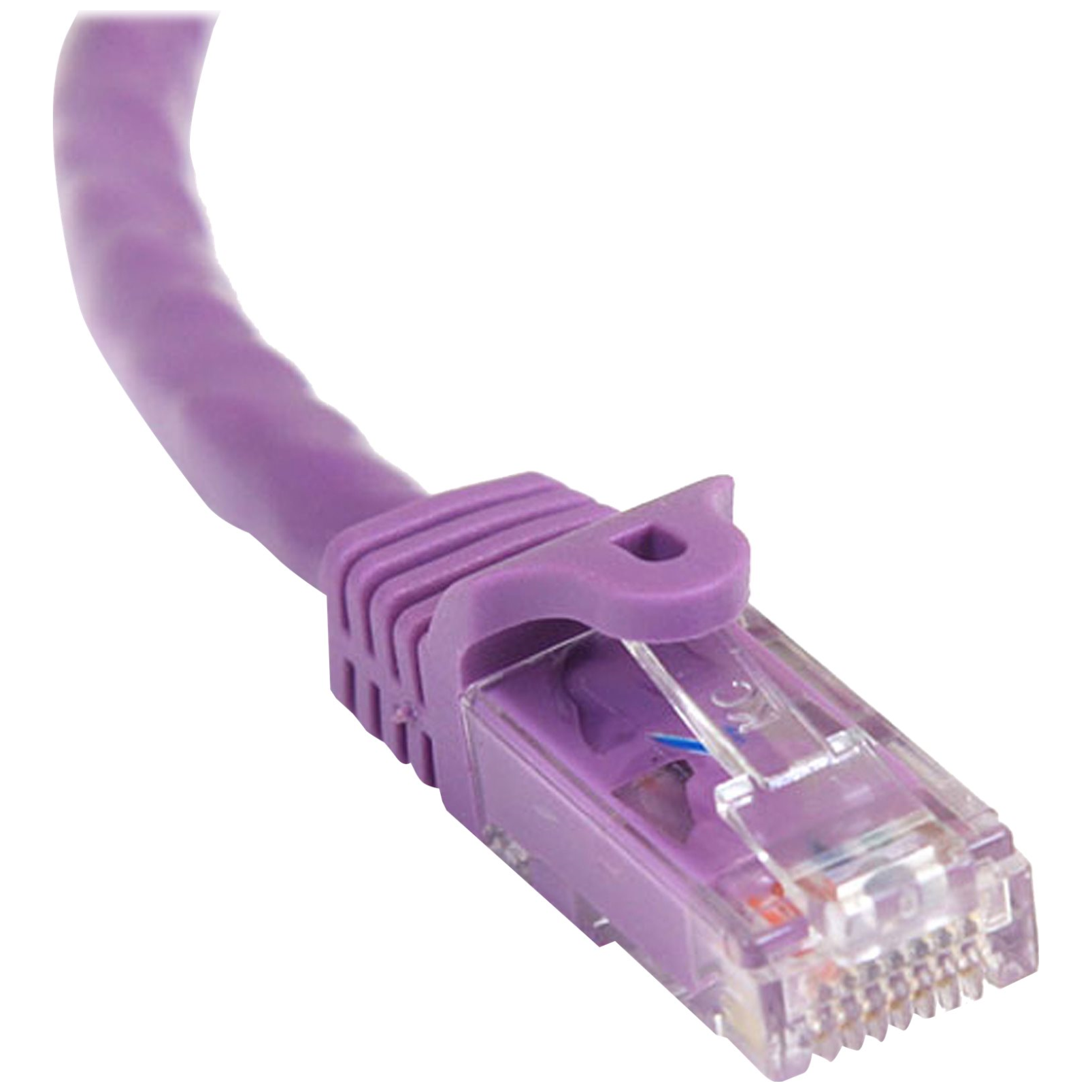 A large main feature product image of StarTech Purple Snagless CAT6 Ethernet UTP Patch Cable - 10m